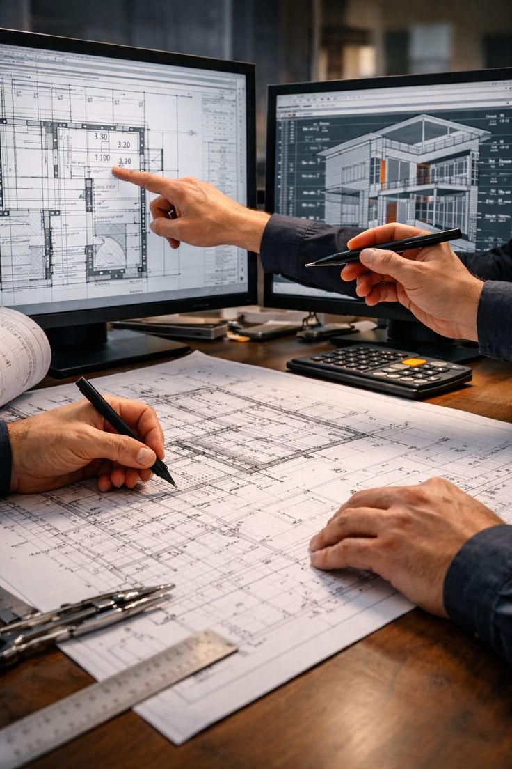 مشروع إشراف هندسي ومراجعة المخططات التنفيذية – حي الرائد